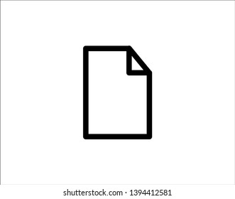 File, document icon in trendy glyph style design. Vector graphic illustration. File icon for website design and user interface. Vector file. Pixel perfect. EPS 10. - Vector 