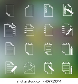 file, document icon, vector