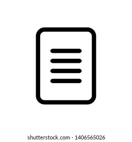 File Document Icon Vector Illustration - Vector