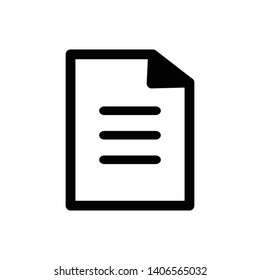 File Document Icon Vector Illustration - Vector