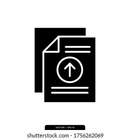 File and Document icon vector, illustration logo template in trendy style