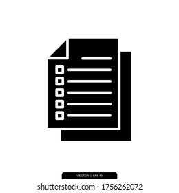 File and Document icon vector, illustration logo template in trendy style