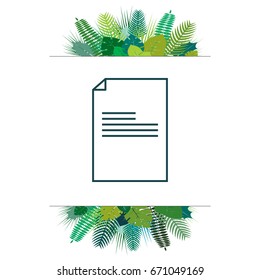 file (document) icon. vector illustration