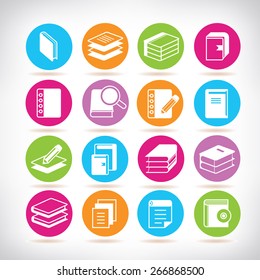 file and document icons set