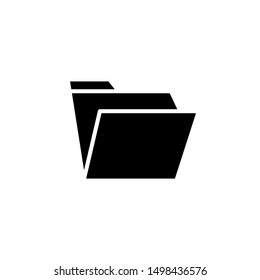 File Document Management Icon , Business Logotype Design Emblem Isolated Illustration , Template Vector Simple Company Directory Concept File Sign , Outline Solid Background White
