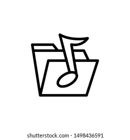 File Document Management Icon , Business Logotype Design Emblem Isolated Illustration , Template Vector Simple Company Directory Concept File Sign , Outline Solid Background White
