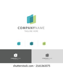 File Document map premium logo vector