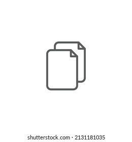 file document minimalist icon isolated white background