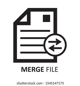 File Document Office Icon Merge