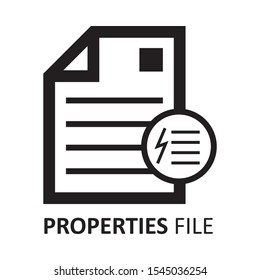File Document Office Icon Properties