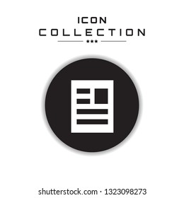 File document, page, archive. New collection icon.