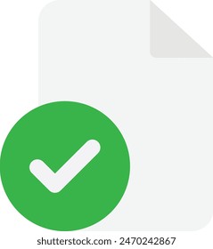 File Document Paper Icon Vector Flat Illustration
