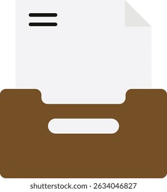 File Document Paper Icon Vector Flat Illustration