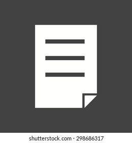 File, document, pdf icon vector image.Can also be used for user interface. Suitable for mobile apps, web apps and print media.