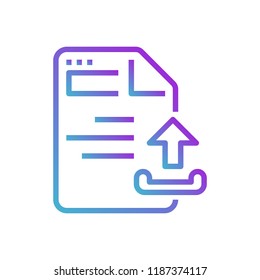 file document upload icon