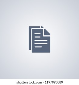 File, Document, vector best flat icon on white background , EPS 10