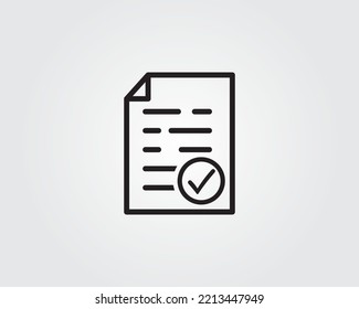 file document verification icon vector