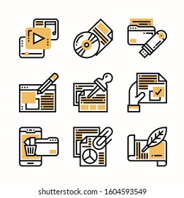 file documents Color icons Pack vector