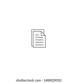 file documents icon graphic element Illustration template design