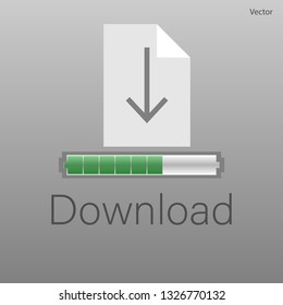 file download button.