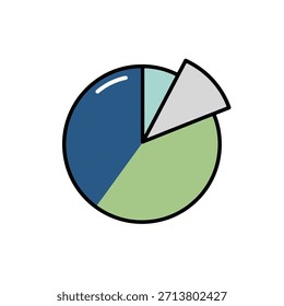 Icono de Descarga de archivo con flecha apuntando hacia abajo en un cuadro, elemento gráfico de Vector de contorno en negrita. Guardar documentos, obtener datos, acceso al servidor.