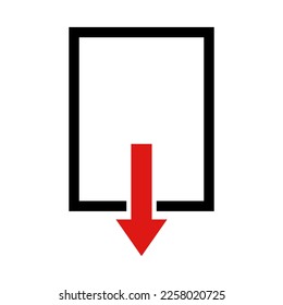 File download icon. Data Download. Import. Vector.