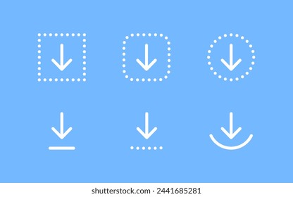 File download icons. Vector icons