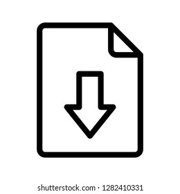 file download line icon