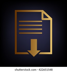 File download sign