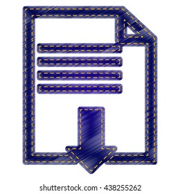 File download sign