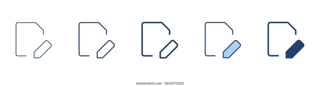 File edit icon Symbol set collection