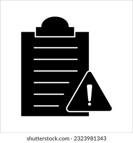 File error icon. Access failure. Data destruction and corruption. Storage issue. vector illustration on white background. EPS 10