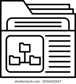 File Explorer Filled Style Icon Design