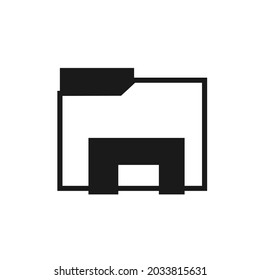 file explorer icon or symbol design