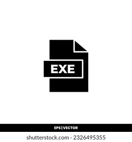 File extension icon vector illustration logo template for many purpose. Isolated on white background.