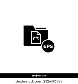 File extension icon vector illustration logo template for many purpose. Isolated on white background.