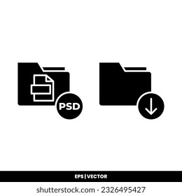 File extension icon vector illustration logo template for many purpose. Isolated on white background.