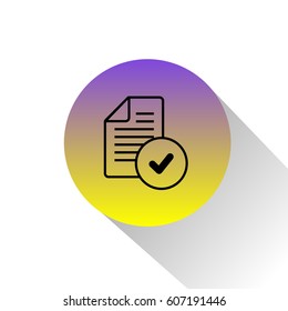 File is fine or done sing