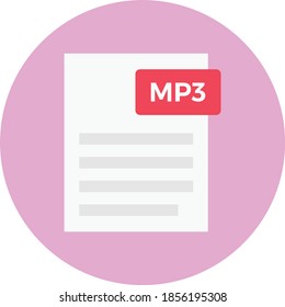 file flat circle with shadow icon