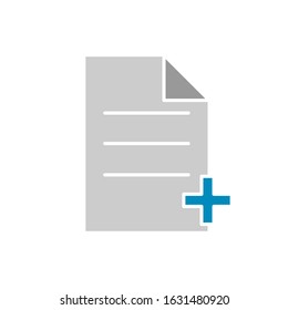 File flat icon design vector illustration