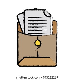 file folder with business document information