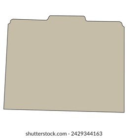 Una carpeta de archivos en color