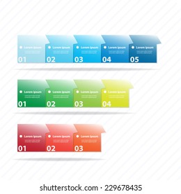 File Folder. Colorful vector design for workflow layout, diagram, number options, web design, presentation template, infographics.