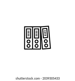 File folder document icon, File folder symbol, File folder sign  for web site Computer and mobile app