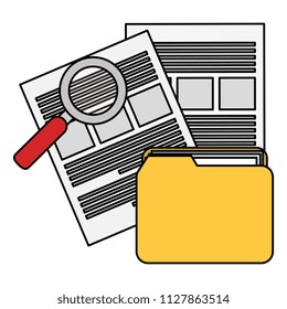 file folder with documents