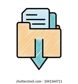 file folder downloading documents information