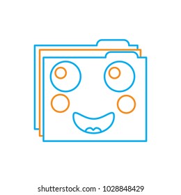 file folder happy  emoji icon image 
