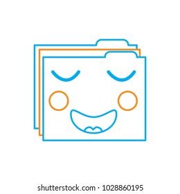 file folder happy  emoji icon image 