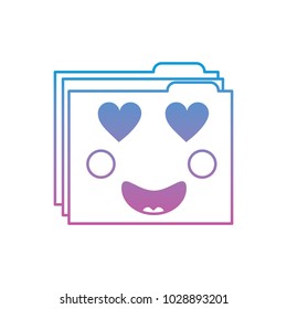 file folder heart eyes emoji icon image 