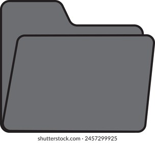 File folder icon design illustration 